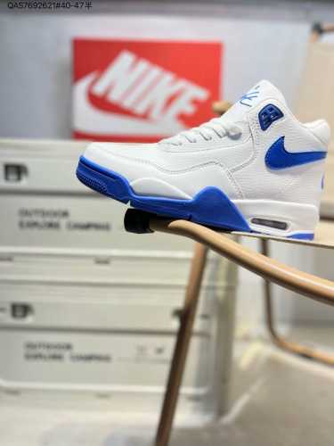 Nike Flight Legacy 皮革 经典复古风格 减震防滑耐磨中帮 复古篮球鞋Bq4212 Qas7692621#40-47半