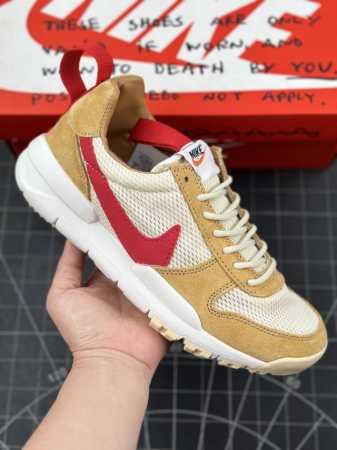 本地 核心私 耐克tom Sachs X Nike Craft Mars Yard 2.0 联名宇航员神游太空百搭休闲运动透气慢跑鞋“复古做旧黄红勾”权志龙同款 - 点击图像关闭