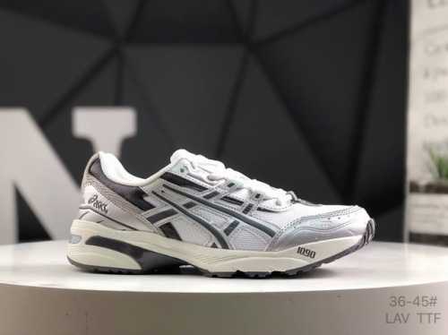 亚瑟士 Asics Gel-1090 亚瑟士复古时尚运动休闲鞋 #原楦原纸版开发#采用复古厚底设计#鞋面采用帆布材质 提供较好的透气性和舒适度#外形上则延续经典