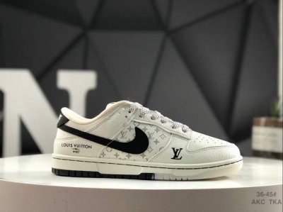 250 Nike Sb Dunk Low Lv联名 原装头层材料 独家版型蒸餾加工 帶來的是更好的视觉和脚感体验 大厂纯原品质出货 清洁度 电绣工艺 皮料切割干