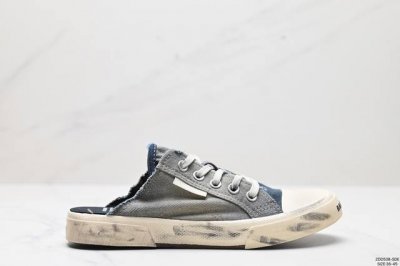 公司级balenciaga巴黎世家 Paris Low低帮系带 时尚板鞋 做旧版 原版原装大盒 还原官方配置 货号:R93048 Werc1 1090 尺码:3