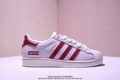 纯原 Clot X Ad Originals Superstar “金标” #贝壳头古驰联名限定 贴合柔软皮料米白红经典配色 ，这其中也包括我们非常熟知的Clo