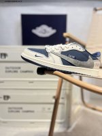 公司级头层皮迪奥 X 乔丹Air Jordan 1 Low Aj1低帮系列篮球鞋 官方同步配色 原装级产物 #拒绝公底 立体鞋型 细节完美 高清洁度 Xs As