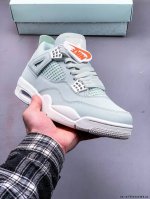290 纯原版本！Air Jordan 4 Retro Og "Cement" Aj4 乔4 复古休闲运动篮球鞋 正确鞋舌立体高频 原厂数据 2024最新原厂底