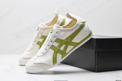真标Onitsuka Tiger鬼冢虎 Mexico 66 Slip-On 一脚蹬低帮夏季透气运动休闲鞋 货号:1183A360-207 尺码:36 37 37