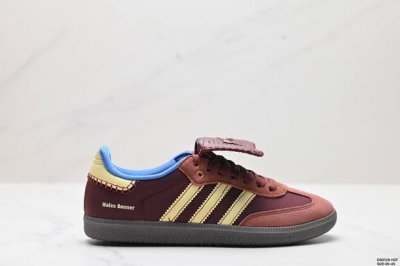 真标阿迪达斯adidas Originals Wb Nylon Samba Og桑巴舞系列绅士德训足球风百搭低帮休闲运动板鞋 货号:Ie0579 尺码:36 3