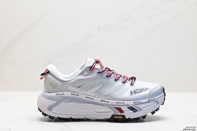 公司级Hoka One One Mafate Speed 2 Low 轻量低帮户外越野跑鞋 户外山脉越野轻量运动跑鞋 鞋面用轻的无缝架构，鞋带用了弹性不易松脱的