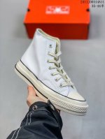 公司级Converse 1970s Chuck 70 Hi 匡威 经典百搭 防滑轻便 皮面 高帮休闲鞋 货号:167064C 尺码:35.5 36 36.5 3