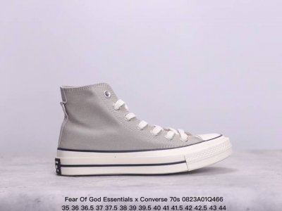 fear Of God Essentials X Converse 70S fog匡威联名 原标原盒 双层乳胶鞋垫 蓝底加持 头层皮面鞋舌 质感无敌 诠释市场最
