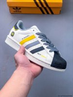 公司级头层 阿迪达斯Adidas Superstar 贝壳头经典百搭休闲板鞋 渠道正品订单 诠释市场最高工艺水平 贝壳头经典小白板鞋 专柜上架同步配色 全鞋进口