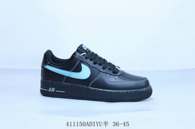 Nike Air Force 1 Af1耐克 空军一号休闲板鞋 黑蓝 货号 Hq2037-002 41 Adiyu半 36-45