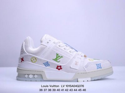 公司级路易威登 Louis Vuitton Lv路易威登板鞋 新款 Lv Trainer最新配色运动鞋 L家 篮球鞋风格运动鞋 该鞋由艺术总监 Virgil A