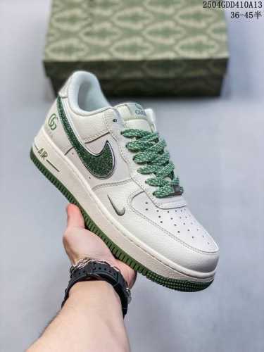 斯图西联名 白洪黑勾，海外限量发售！公司级Nike Air Force 1 ‘07 Low 空军一号 低帮 运动鞋 休闲鞋 折边针车 工艺难度大 原楦头原纸板