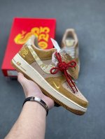独家实拍nk Air Force 1‘07 Low 斯图西联名蛇年限定 空军一号低帮休闲板鞋 Ch6336-523 #原楦头原纸板 原装鞋盒 定制五金配件 内置