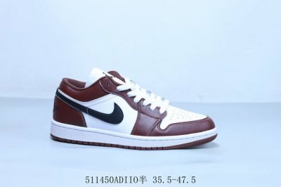 乔丹Air Jordan 1 Low Aj1 乔1低帮复古文化休闲运动篮球鞋白棕 货号 Hf3148-102 511450Adiio半 35.5-47.5