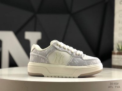 180 2022Ss春季学院穿搭爆款Korea韩国限定，联乘Ny美国榄球洋基队 Mlb Chunky Liner New York Yankees学长鞋系列低帮