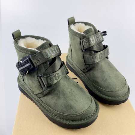 儿童秋冬新品王一博同款搭扣男女童鞋 舒适休闲纯色平底可调试束带快扣时尚短靴 EVA发泡防滑缓震超轻底 - 点击图像关闭