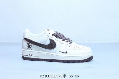 耐克 Nike Air Force 1 Af1耐克 低帮 空军一号休闲板鞋 古驰 货号 Qy6818-609 5 00Ddoro半 36-45