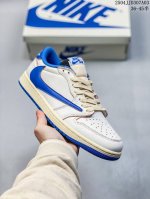 真标 耐克 Nike Air Jordan 1 Low Og Sp Military Blue Aj1乔1倒勾 2025年新款 蛇年新款 低帮篮球鞋 Aj1 乔