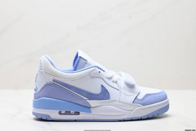 公司级三合一最强合体，多种新配色回归耐克Nike Air Jordan Legacy 312 Low”White Grey Fog Blue Red“乔丹最强三