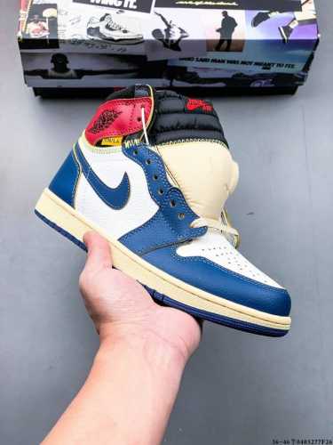 集图 头层真标！耐克Nike Air Jordan 1 Aj1乔丹一代高帮复古文化休闲运动篮球鞋 0405277F26