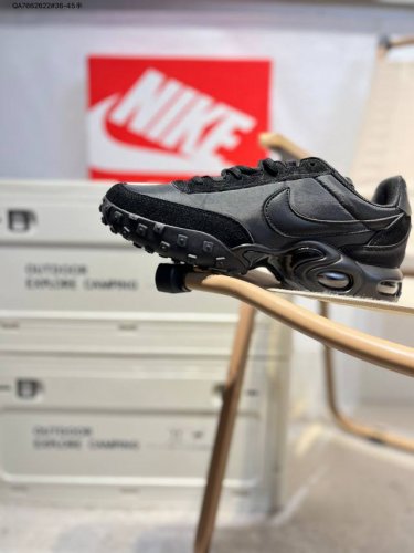 nike Air Max Waffle Racer Sp Triple Black 舒适防滑耐磨 低帮 生活休闲鞋 货号:Fv6946 Qa7662622#36