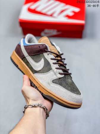 真标带半码耐克nike Sb Zoom Dunk Low 板鞋 系列经典百搭休闲运动板鞋 鞋舌的填充，使舒适性大大提升，同时也更方便穿脱中底部分则加入了脚感柔软 - 点击图像关闭