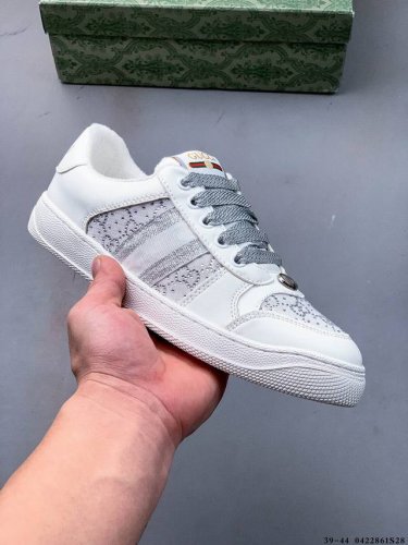 Gucci Distressed Screener Sneaker 古驰小脏鞋系列 官方同步 经典原型复古百搭做旧小脏板鞋复古学院风 怀旧版 0422861S2