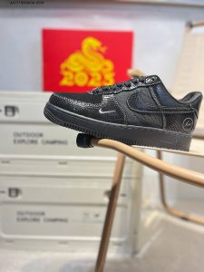 公司级头层 Nk Air Force 1'07 Low 空军一号低帮休闲板鞋 #定制皮料 原楦原纸板 纯正空军版型 高清洁度 内置全掌气垫Sc9207 Aa77