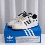 核心私 Adidas Forum Low Cl三叶草低邦 经典魔术贴复古板鞋 男女潮流头层皮休闲鞋 货号：Ih7830 尺码：36 36.5 37 38 38.