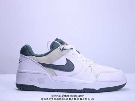 真标半码 NIKE耐克 FULL FORCE LO皮革时尚运动休闲鞋 XM1026Q657 - 点击图像关闭