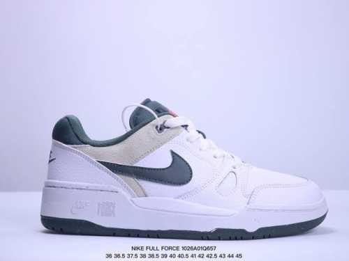 真标半码 NIKE耐克 FULL FORCE LO皮革时尚运动休闲鞋 XM1026Q657