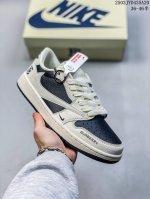 200 公司级Aj1倒勾Travis Scott X Air Jordan 1 ” Reverse Mocha “ Aj1乔1 Ts 联名倒钩 低帮文化篮球鞋