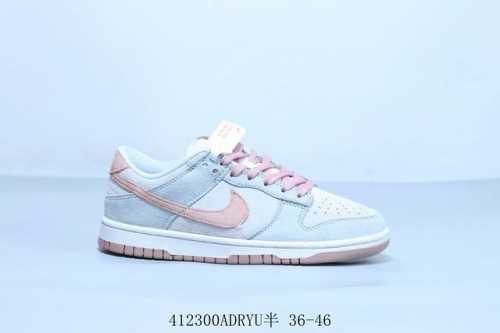 耐克 Nike Sb Dunk Low pro 复古低帮 灰粉勾 休闲运动滑板板鞋 货号 Dh7577-001 41 Adryu半 36-46