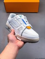170 全新Lv路易威登Louis Vuitton Trainer Sneaker Low 休闲运动文化百搭板鞋 0310861S24