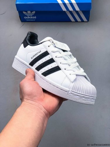 130 公司级！阿迪达斯Adidas Superstar 贝壳头经典百搭休闲板鞋 0326528H18