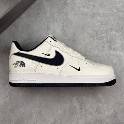 本地 核心私 nike Air Force 1 '07 Low 北面联名--- 白蓝三钩 高端定制 低帮休闲板鞋 定制鞋盒 大厂纯原品质出货 超高清洁度 皮料切