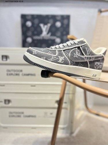 纯原# 联手打造高奢街头品牌-至高出品Lv X Nike Air Force 1 Low'07 Wheat Flax 空军一号低帮经典百搭休闲运动板鞋Sc920