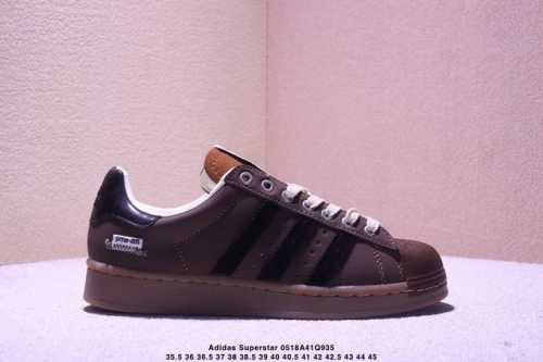 阿迪达斯Adidas Originals Superstar 贝壳头经典百搭休闲运动板鞋 半 35.5-45 xm0518Q935