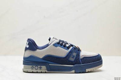 公司级全新lv路易威登louis Vuitton Trainer Sneaker Low休闲运动文化百搭板鞋 尺码:36-45 Id:Jsd129-Hdf