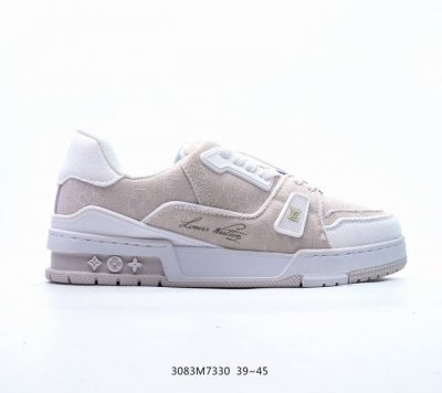 公司级全新lv路易威登louis Vuitton Trainer Sneaker Low休闲运动文化百搭板鞋 尺码:36-45，编码3083M7330