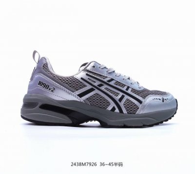 公司级装备充满未来感，日本专业跑鞋品牌 Asics 亚瑟士 Gel-1090 量子系列硅胶回弹休闲运动跑步鞋 货号 :1203A254-026 尺码:36 37