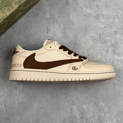 本地 核心私 公司级耐克 Air Jordan 1 Low Aj1 乔1 Gucci 联名 高端定制 低帮复古文化板鞋 定制鞋盒 大厂纯原品质出货 超高清洁度