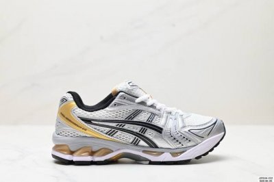 公司级Asics Gel-Kayano 14 公司级版本 银灰绿 亚瑟士运动休闲透气专业跑鞋 采用工程弹性双层再生针织密度鞋面材质 后跟3D可视Gel缓震乳胶物