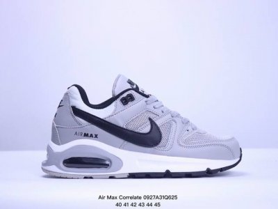 真标耐克air Max Correlate 气垫缓震耐磨运动鞋时尚潮流休闲透气跑步鞋 选用网眼鞋面，脚感舒适透气。鞋舌、鞋侧及后跟处饰有品牌标识，简约大气又时尚