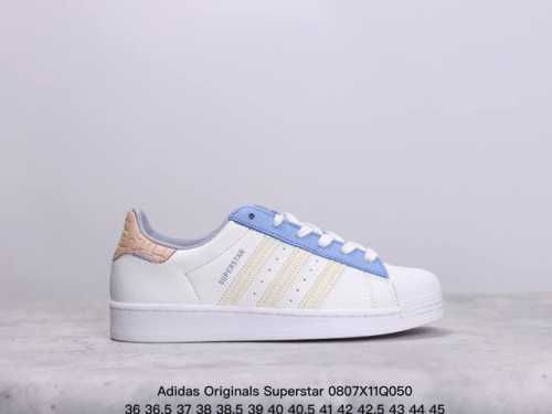 adidas Originals Superstar 全新配色 贝壳头休闲板鞋 独家控货 平台正单 全鞋百分百原材料 全鞋电脑针车 Logo针车间距针数原版一致