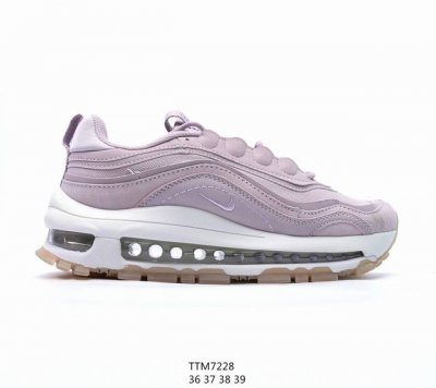 耐克 Nike Air Max 97 Se 耐克97子弹头气垫跑鞋 巧妙的运用了 Air Max 97 的鞋面条纹设计。全掌大容量 Nike Air 的先河，创