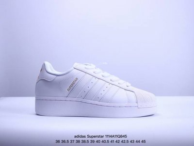 阿迪达斯adidas Originals Superstar防滑耐磨轻便透气 低帮 贝壳头板鞋 I半 36-45 Xm1114Q845