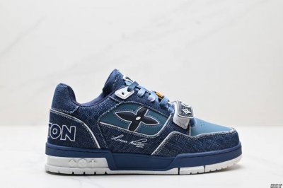260 公司级全新Lv路易威登Louis Vuitton Trainer Sneaker Low休闲运动文化百搭板鞋 尺码:39-45 Id:Jkd129-Ej