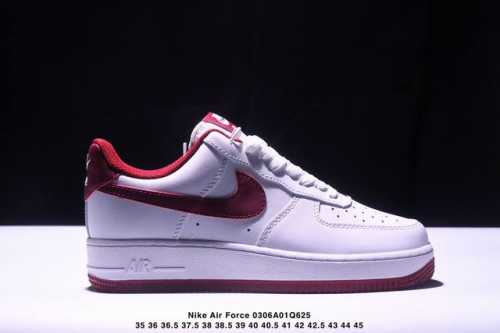 130 Nike Air Force 1 Low 耐克空军一号低帮板鞋 牛皮材质 真标带半码 Size:36-45码 Xm0306Q625
